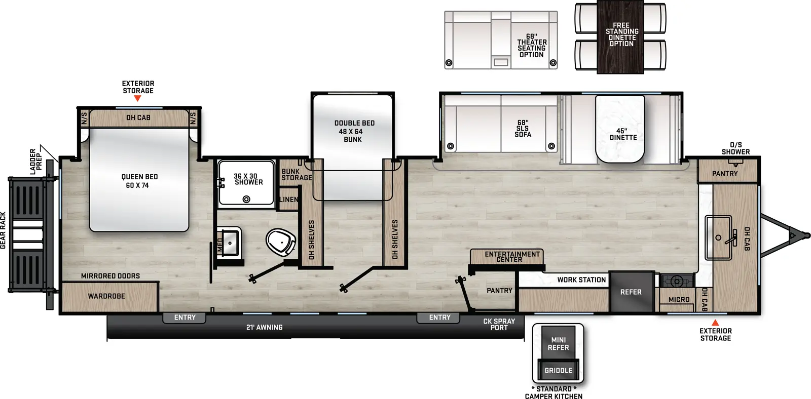 Catalina Legacy Edition 333FKTS Floorplan